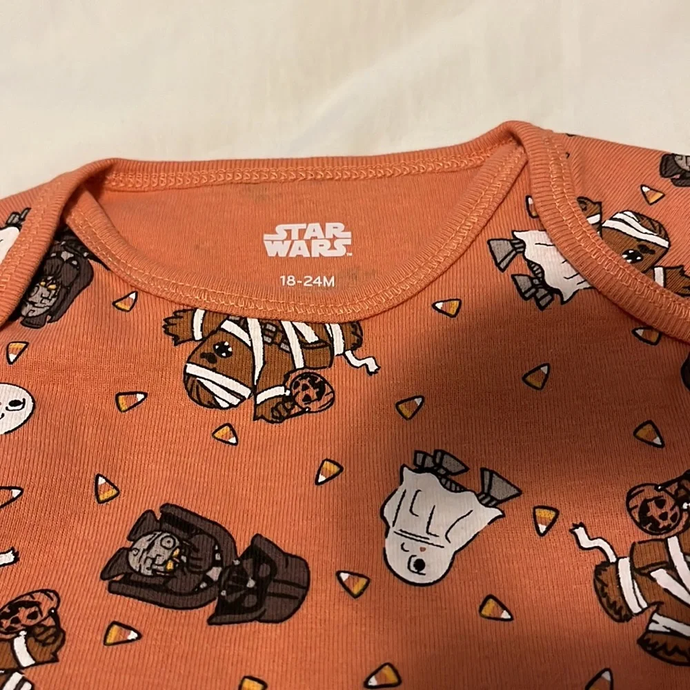 Star Wars Halloween baby onesie